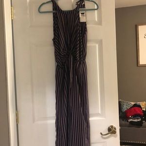 Striped jumpsuit
